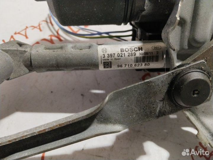 Мотор дворников передний Peugeot 3008 хэтчбек 5F02