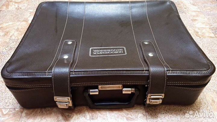 Кожаный чемодан СССР Новосибирск