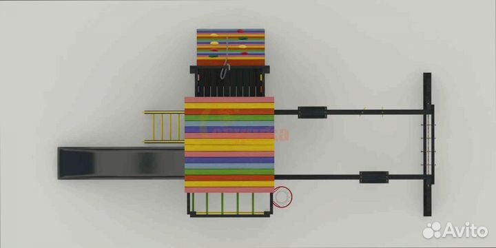 Детский игровой комплекс Савушка зима / лето