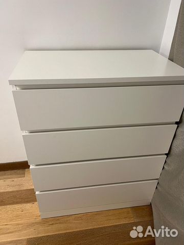Комод IKEA мальм 4 ящика купить в Москве | Товары для дома и дачи | Авито