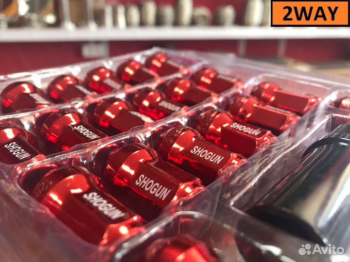 Гайки - секретки Красные Taigiro М12*1.5 и 1.25