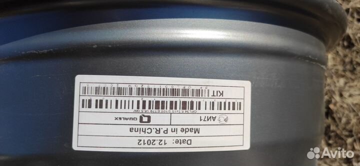 Литой диск r15 5х105