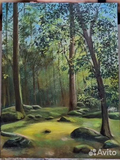 Картина маслом на холсте пейзаж