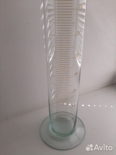 Графин стеклянный СССР и мерная колба