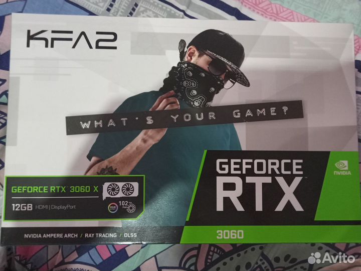 KFA2 GeForce RTX 3060 X Black на гарантии