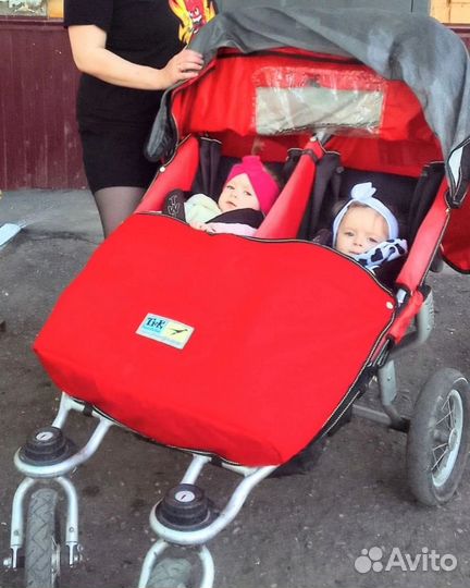 Коляска для двойни