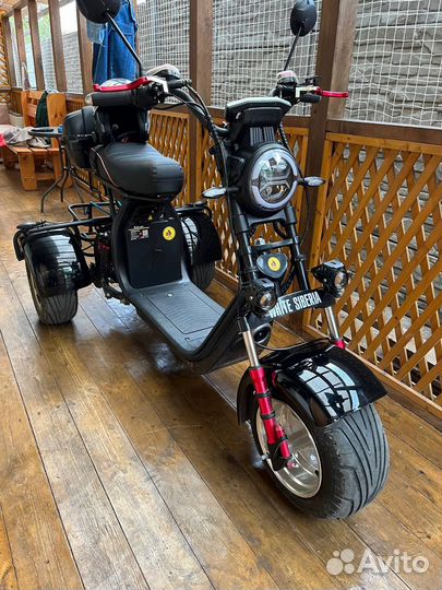Электротрицикл white siberia 3000 black