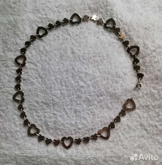 Колье серебро 925