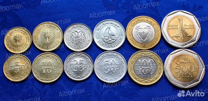 Наборы монет Азии - Филиппины,Мальдивы,Ирак,Оман