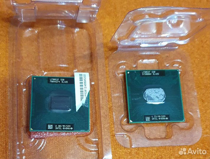 Процессоры Intel Celeron M550, M530