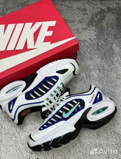 Кроссовки Nike Air Max Tailwind 4 x Supreme синие