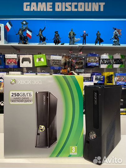 Прошитый Xbox 360 250gb Freeboot + 30 игр