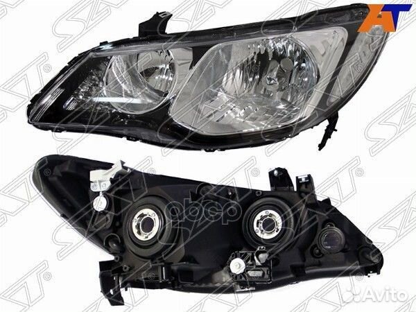 Фара honda civic 05-11 LH 4D под эл. корректор
