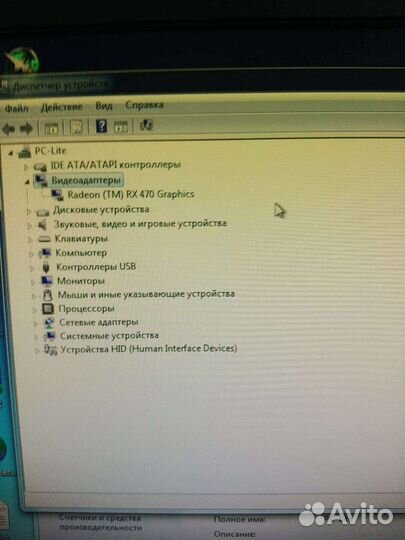 Видеокарта Saphire nitro+ RX470 8гб