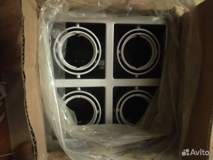 Светильник встраиваемый титан Nobile