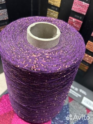 Пряжа с люрексом, производство Италия