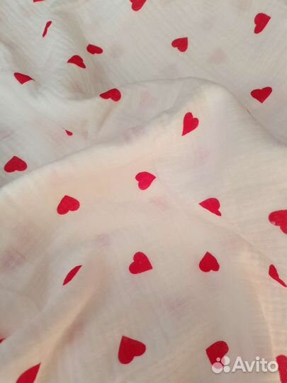 Ткань Муслин двухслойный жатый Китай