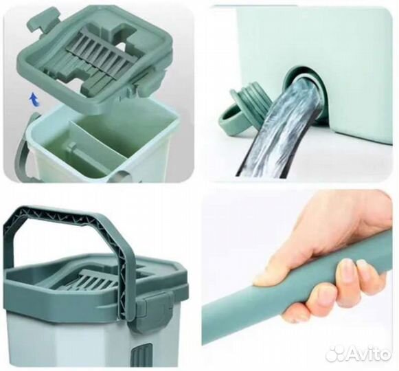 Швабра с ведром и отжимом