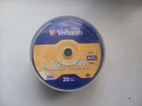 Болванки диски dvdrw Verbatim Новые