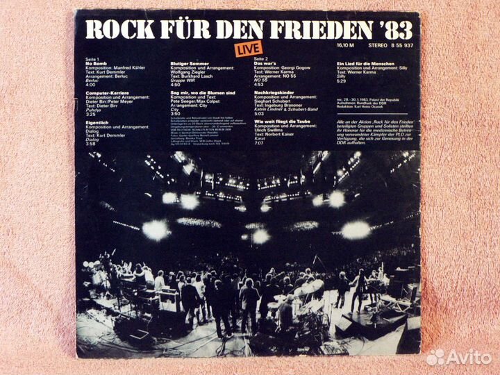 Rock Fur Den Frieden '83 - Live