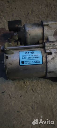 Стартер Hyundai solaris 1.6 (3610-2B604)