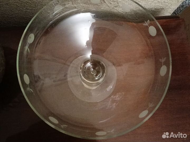 Ваза для фруктов на ножке СССР