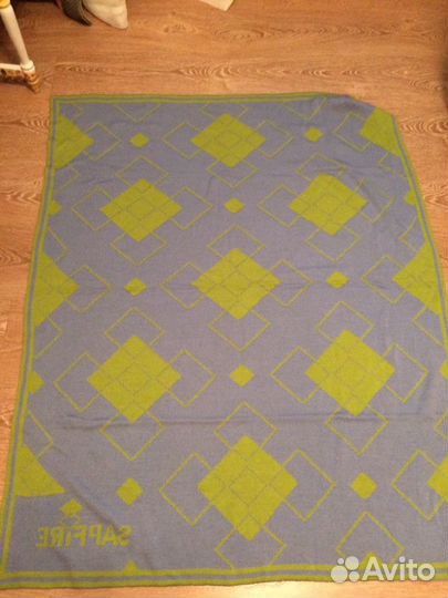 Плед трикотажный двухсторонний новый