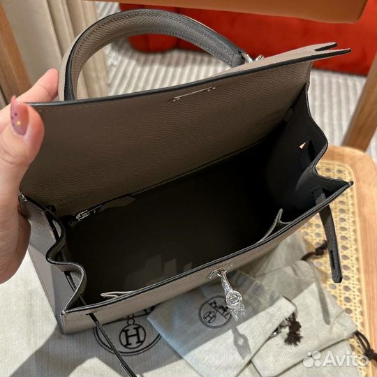 Сумка ручная работа hermes Kelly epsom