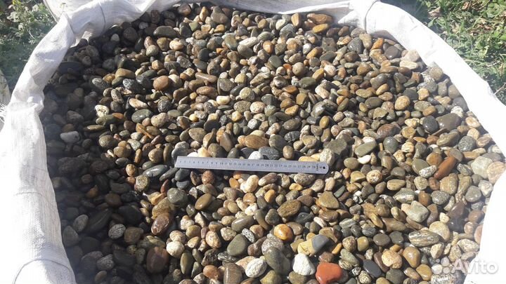 Галька речная 20-40 мм