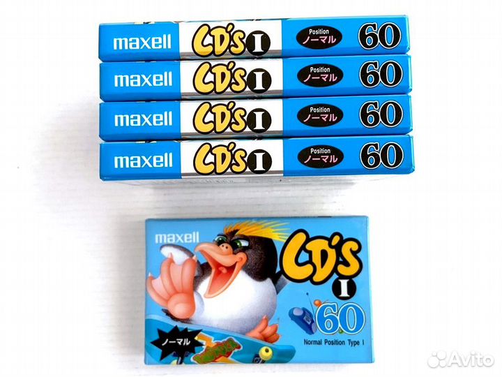 Аудиокассета кассета Maxell CD's I 60 - 1995 г