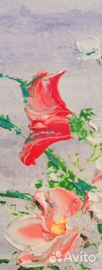 Букет цветов картина маслом 