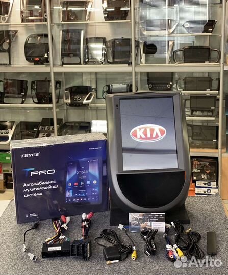 Штатная магнитола Kia Soul 2008-2014 Tesla style