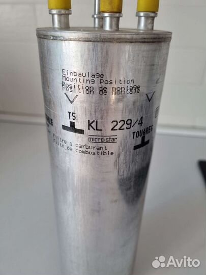 Фильтр топливный на Touareg