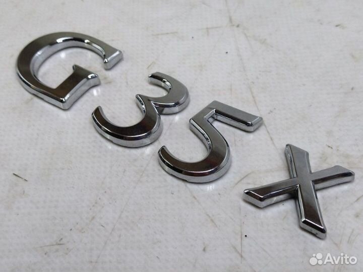 Эмблема задняя Infiniti G35 3.5 2007