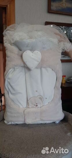 Зимний конверт на выписку