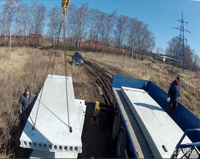 Плиты армированные за углом