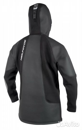 Мужская неопреновая куртка с капюшоном для водного