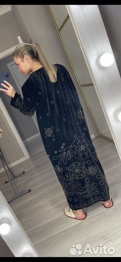 Бархатное кимоно zara