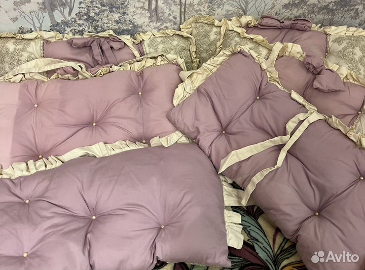 Бортики в детскую кроватку