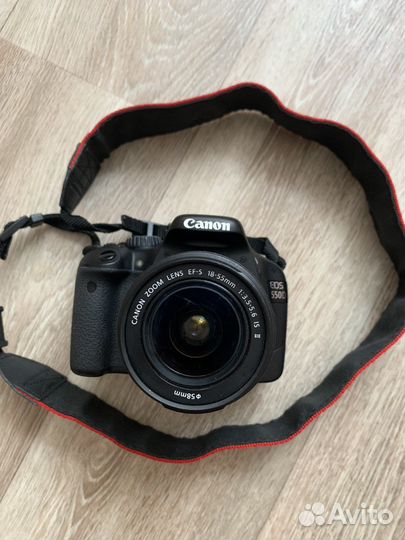 Зеркальный фотоаппарат canon 550d