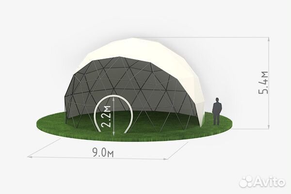 Сферический шатер (купол) от производителя