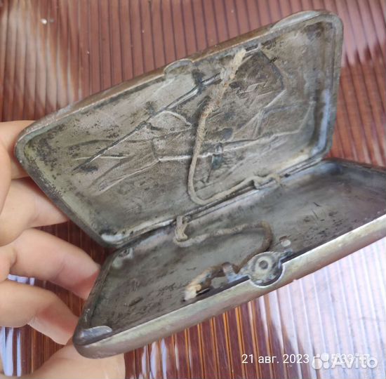 Портсигар агитационный 1937 г клеймо