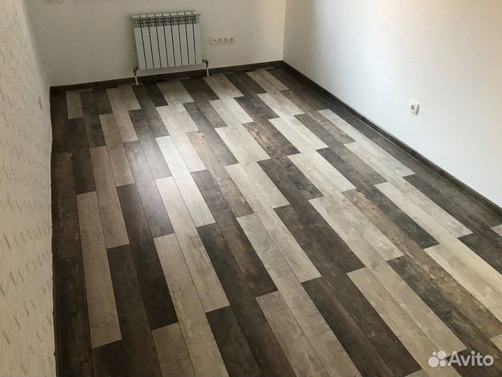 Укладка ламината,линолеума от 150