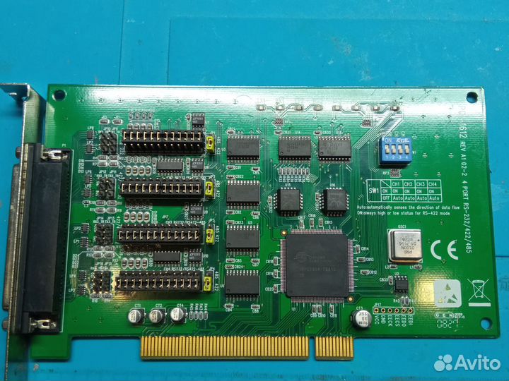 Плата портов 485/422/232 4 порта. PCI-1612 Rev A1