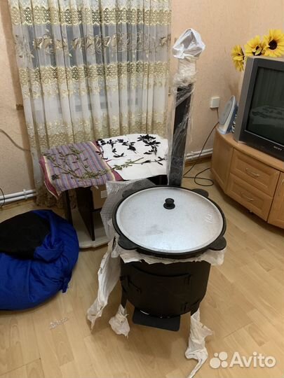 Печь и казан