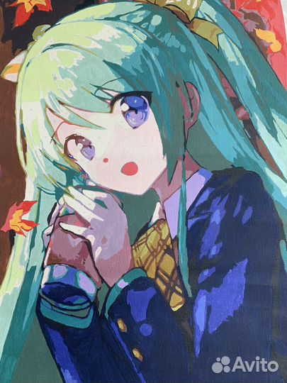 Аниме гобелен Когда плачут цикады по номерам