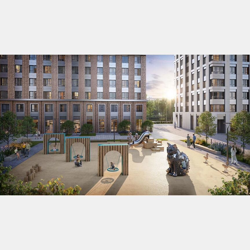 1-к. квартира, 39 м², 23/31 эт.