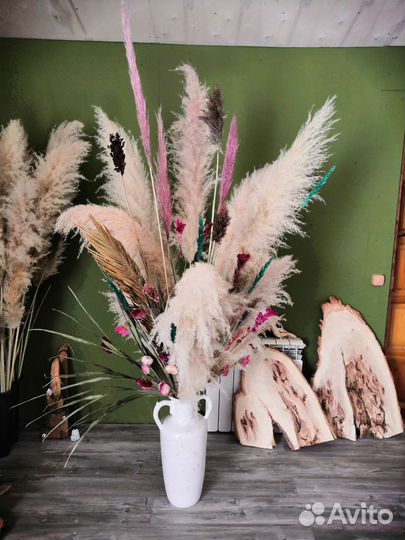 Пампасная трава (отборные ), сборка композиций