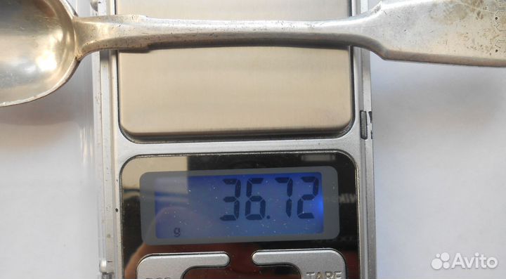 Серебряная чайная ложечка 84 пробы