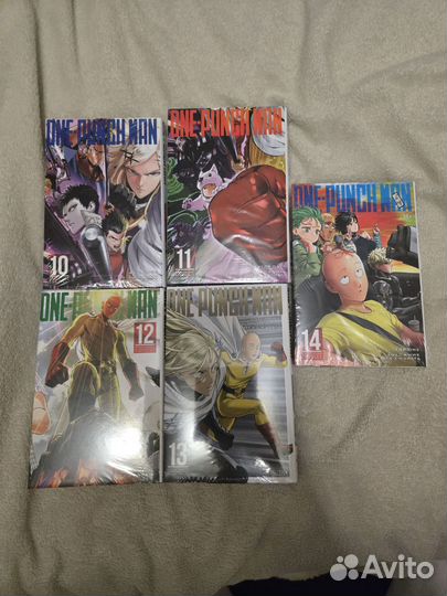 One Punch Man манга 10-14 тома